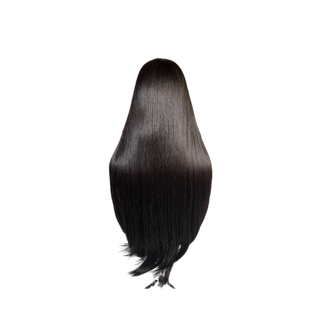 Synthetic Unit 13x6 Transparent Lace Frontal Straight Unit 32' Pre-plucked